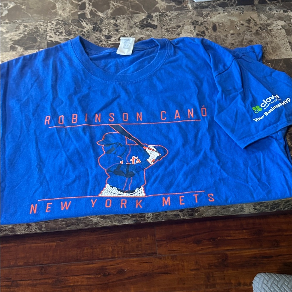 Robinson Canó New York Mets Blue Tee